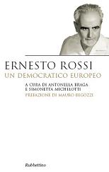 Copertina del volume "Ernesto Rossi, un democratico europeo"